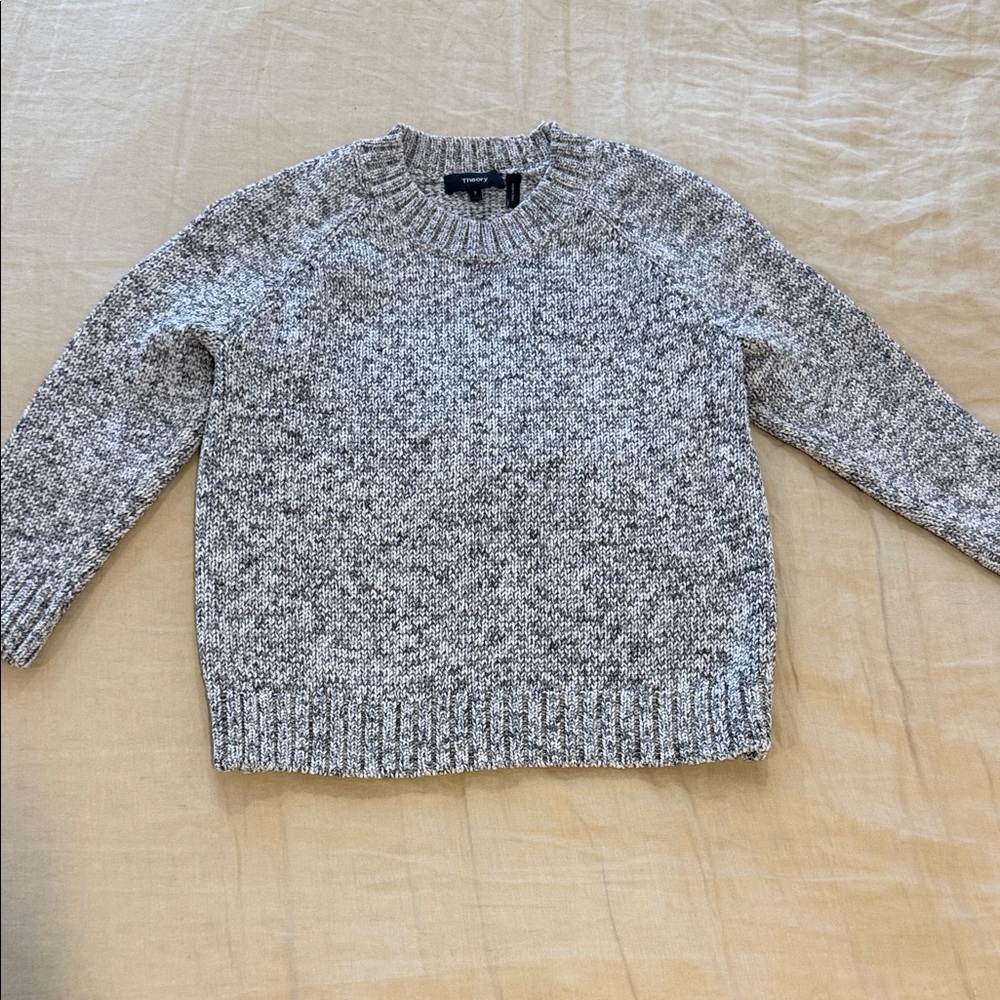 Theory Marled Gray Sweater-P